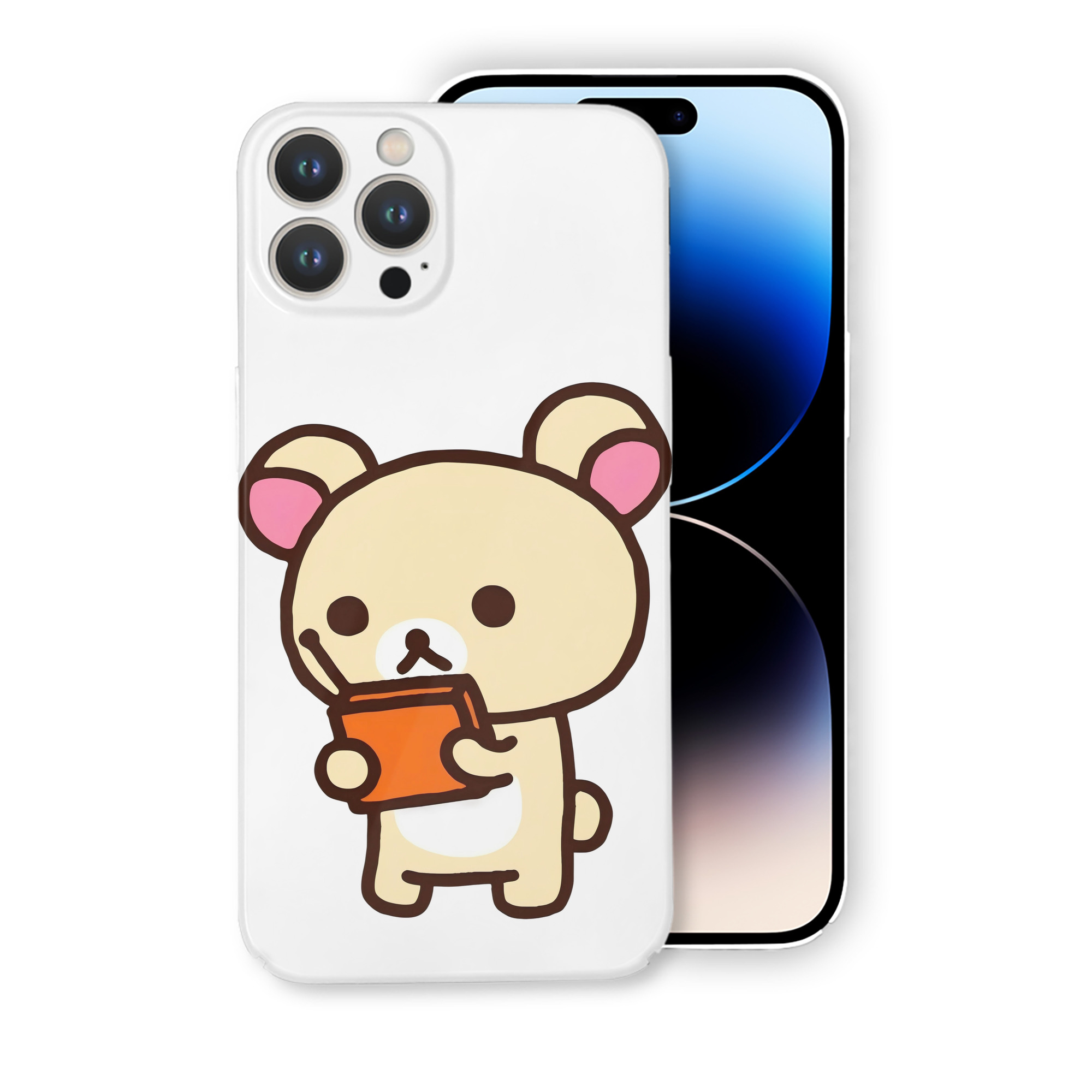 （画像用） リラックマ リラックマ キイロイトリ Rilakkuma Korilakkuma Kiiroitori 【iPhone 14シリーズ対応】ハードケース